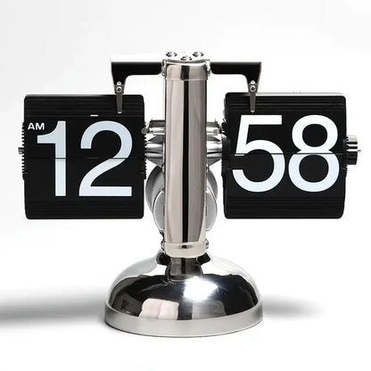 Desktop European Creative Retro Flip Table Clock